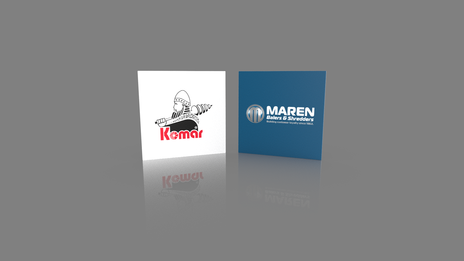 Komar and Maren logos