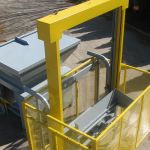Verticle Lift Cart Tipper with Enclosure