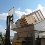 Yard Installation, Right Feed Flip Hopper, Forklift-Fed