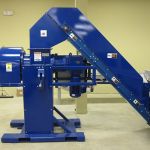 EPC 5 with Cleated Rubber Belt Conveyor, and Secondary In-Feed Conveyor