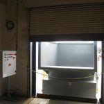 Open at the Dock Installation, Rear Feed Hopper, Forklift and Hand-Fed, w/PLC, Inside View