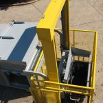 Aerial view of tipper